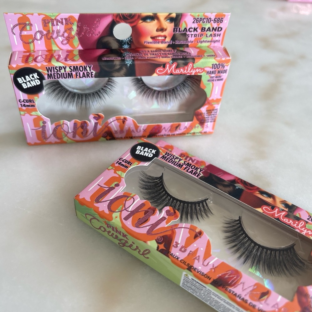 Ioni Marilyn Faux Mink Wispy Smoky Medium Flare Lashes 14mm